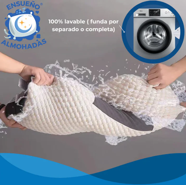 ConfortNest® Almohada Sueño Ligero - Ergonómica y Ortopédica