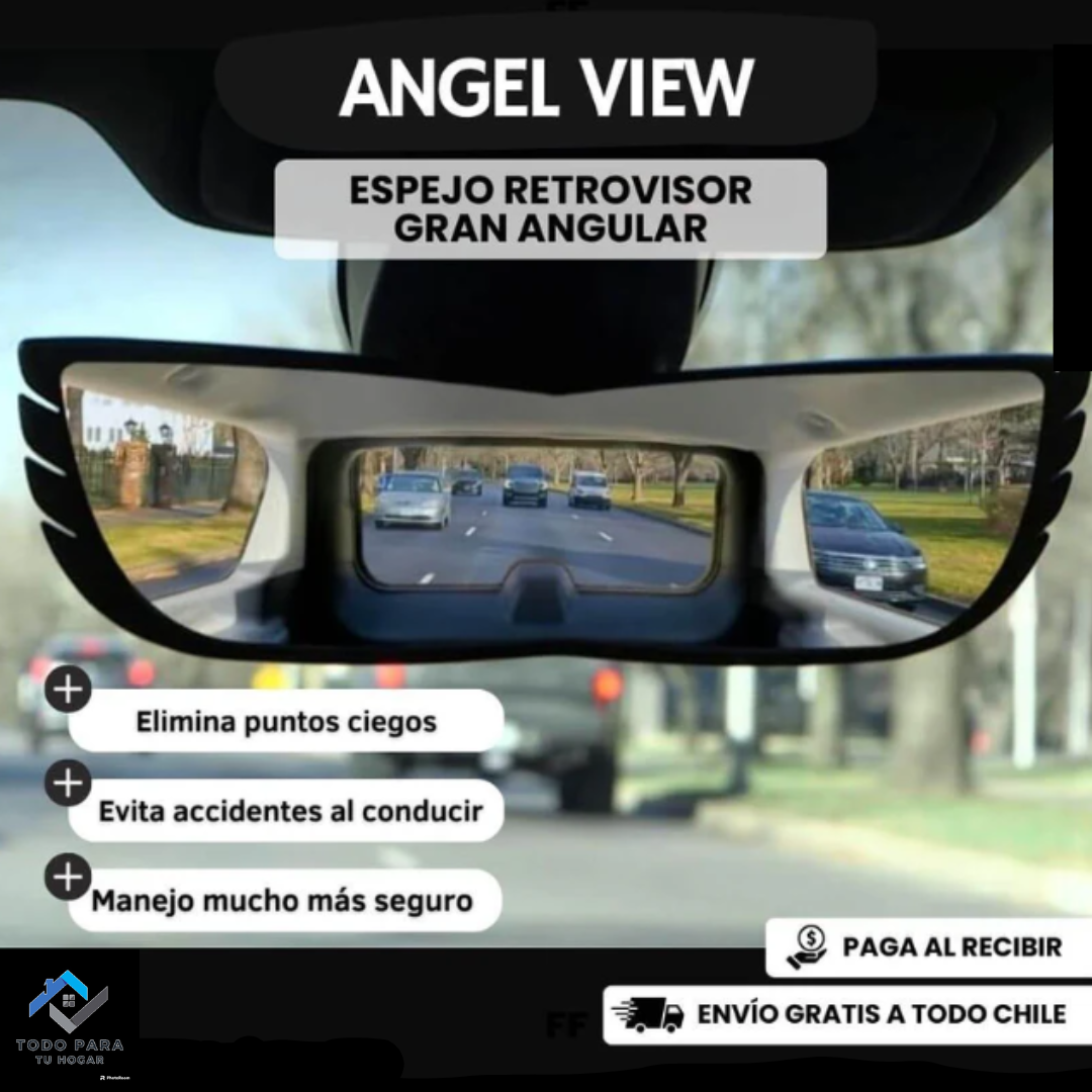 Angel View - Espejo Retrovisor Gran Angular + Envío gratis